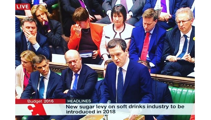 Osborne announces UK sugar tax on soft drinks